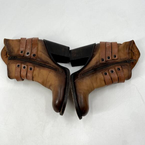 Freebird by Steven 6 Blaze Brown Buckle booties - Picture 3 of 6